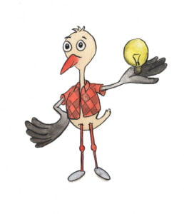 Storkje with lamp