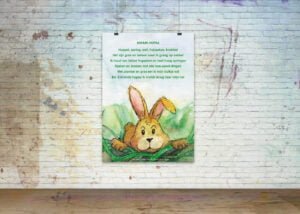 Drawn Poems, Poster 'Rabbit Hopsa'