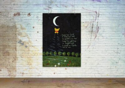 Drawn Poems, Poster ‘Bear Bear jumps to the moon’